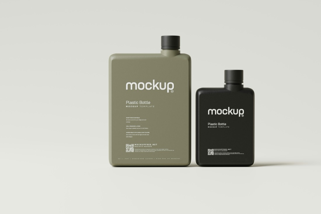 Flat flasks